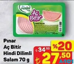PINAR AÇ BİTİR HİNDİ SALAM 70 G fiyat ve kampanya bilgisi